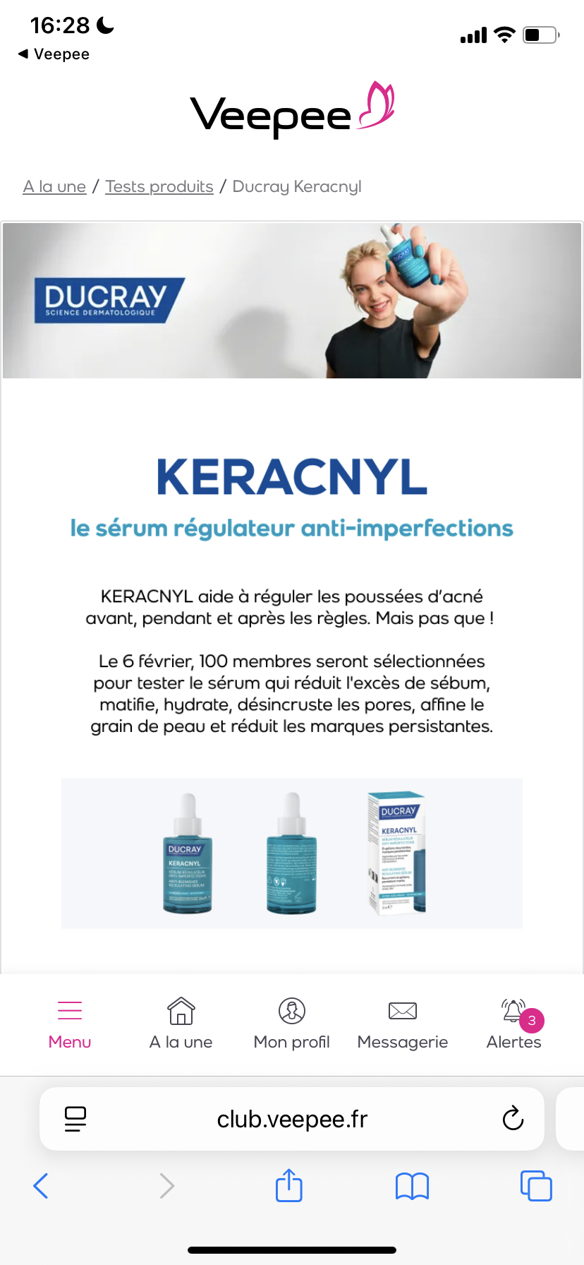 Landing page 