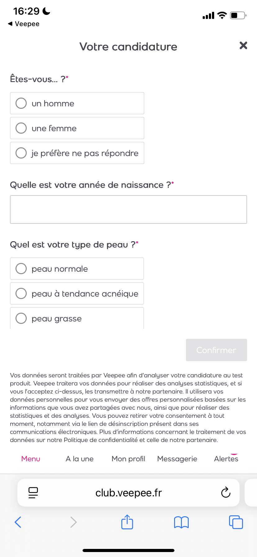 Sélection des ambassadrices